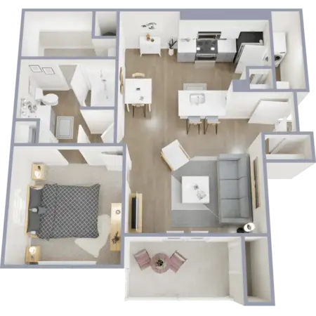 The Lynx Apartments FloorPlan 2