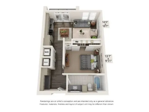 The Shiloh at Oak Hill floorplan 1