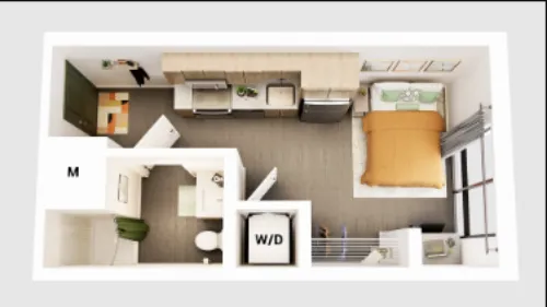Union on San Antonio floor plan 1