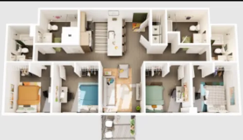 Union on San Antonio floor plan 6