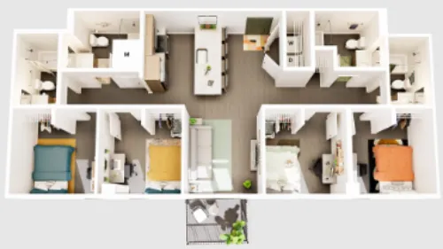 Union on San Antonio floor plan 7