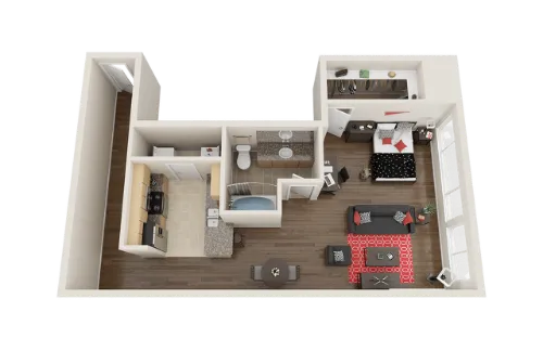 Venue on Guadalupe floor plan 1
