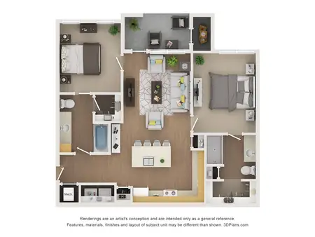 Wildhorse Flats FloorPlan 2