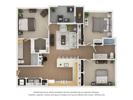 Wildhorse Flats FloorPlan 3