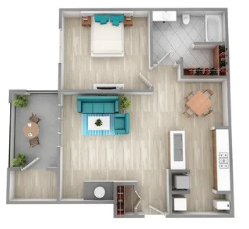 23Hundred at Ridgeview Plano Floorplan 1