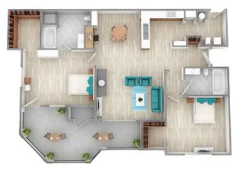 23Hundred at Ridgeview Plano Floorplan 12