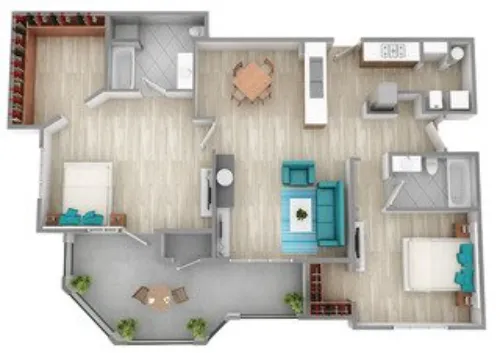 23Hundred at Ridgeview Plano Floorplan 14