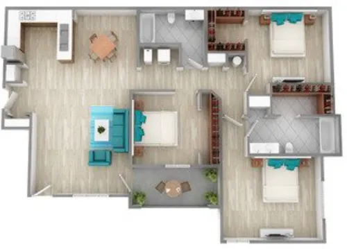 23Hundred at Ridgeview Plano Floorplan 16