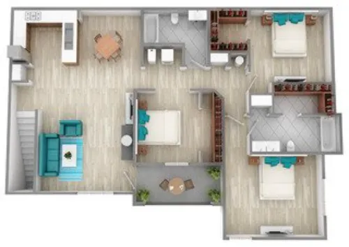 23Hundred at Ridgeview Plano Floorplan 17