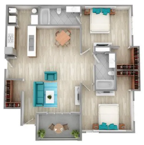 23Hundred at Ridgeview Plano Floorplan 9