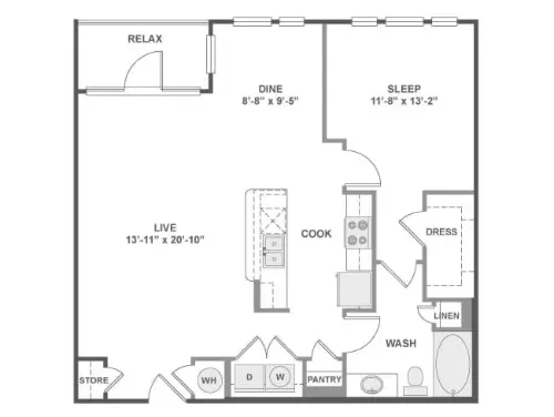 AMLI West Plano FloorPlan 5