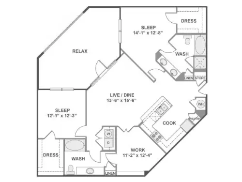 AMLI West Plano FloorPlan 8