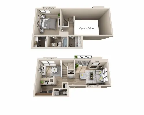 Addison Apartments at the Park Floorplan 10