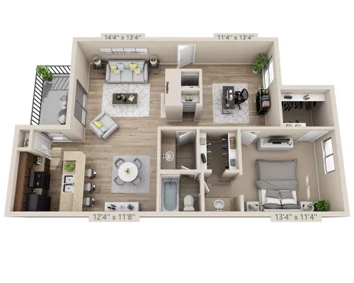Addison Apartments at the Park Floorplan 11