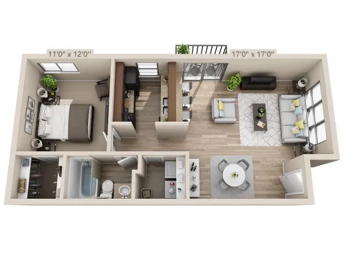 Addison Apartments at the Park Floorplan 13