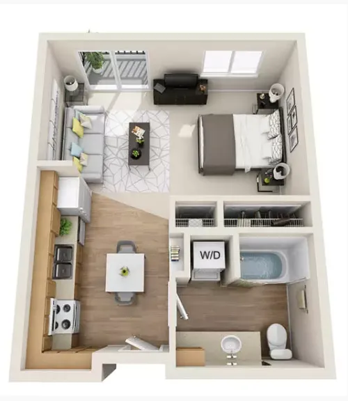 Affinity at Wells Branch floorplan 1