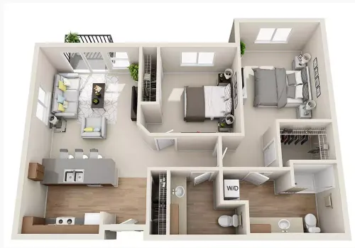 Affinity at Wells Branch floorplan 6