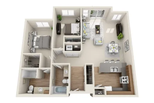 Affinity at Wells Branch floorplan 7