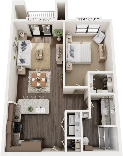 Alders Prosper 55+ Active Adult Luxury Living Floor plan 1