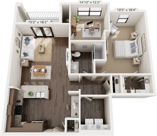 Alders Prosper 55+ Active Adult Luxury Living Floor plan 3