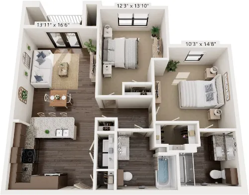 Alders Prosper 55+ Active Adult Luxury Living Floor plan 4