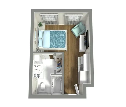 Ariel Pointe of Sachse Senior Living Floorplan 4