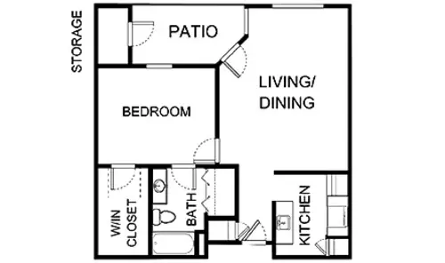 Asher Point Independent Living of Sherman Floor plan 3