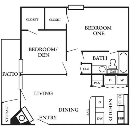 Ashton Oaks McKinney Floorplan 3