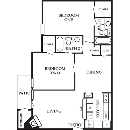 Ashton Oaks McKinney Floorplan 5