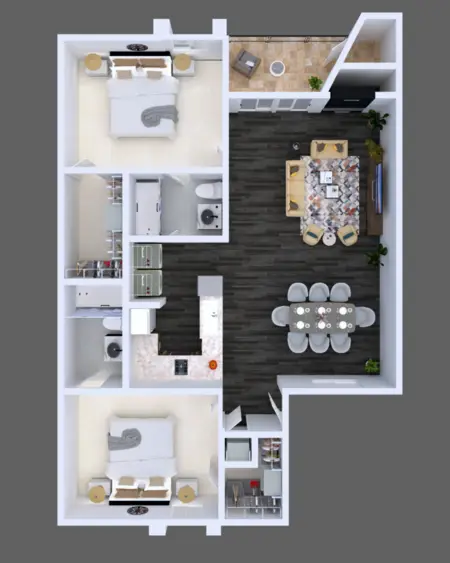 Avalon 8801 Apartments FloorPlan 4
