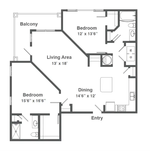 Avalon Frisco North Apartment Floor Plan Dallas 10