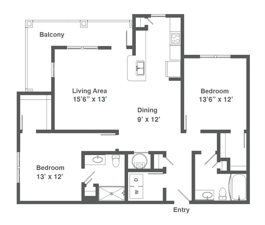 Avalon Frisco North Apartment Floor Plan Dallas 11