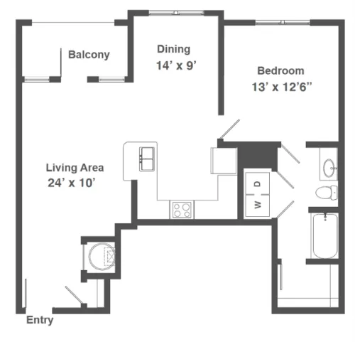 Avalon Frisco North Floor plan 1