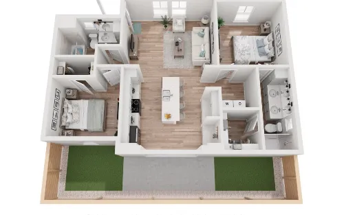 Avendale Painted Tree McKinney FloorPlan 3
