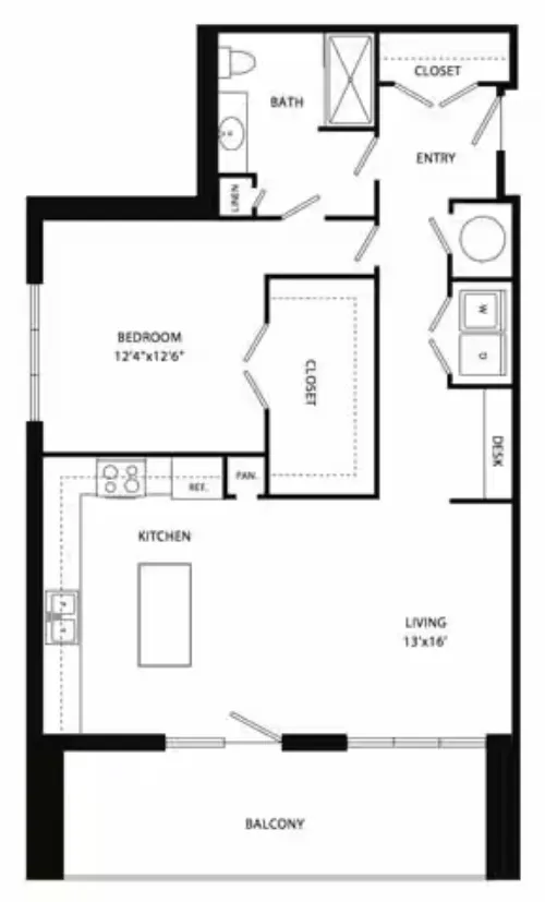 Axis 3700 Apartments Plano Floor plan 9