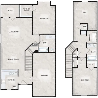 Bachon Townhomes Wylie Floorplan 1