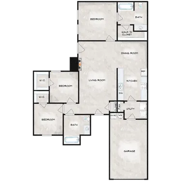 Bachon Townhomes Wylie Floorplan 2