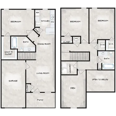 Bachon Townhomes Wylie Floorplan 3