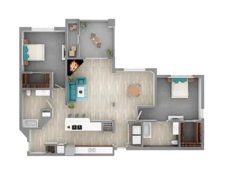 Beck at Wells Branch floorplan 4