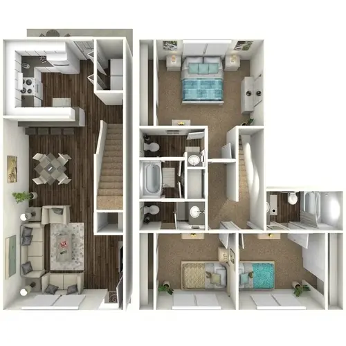Bel Air Oaks Plano Floorplan 7