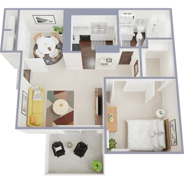 Bel Air on 16th Plano Floorplan 1