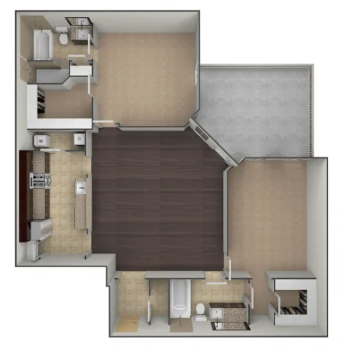 Bell Tower Flats McKinney FloorPlan 10