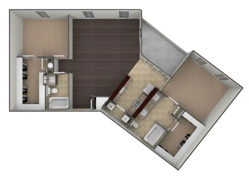 Bell Tower Flats McKinney FloorPlan 4
