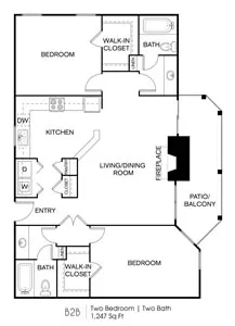 Bellevue at Spring Creek Plano Floorplan 7