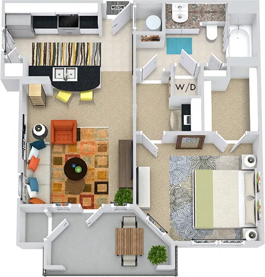 Bexley Lake Forest McKinney Floorplan 1