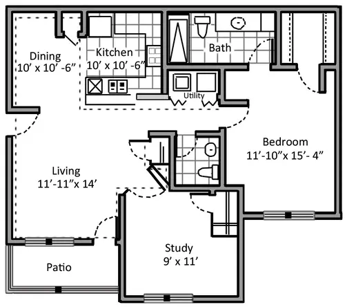 Bridgemoor at DeSoto Floorplan 3