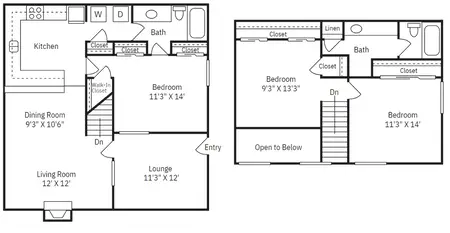 Brixton McKinney Apartments FloorPlan 5