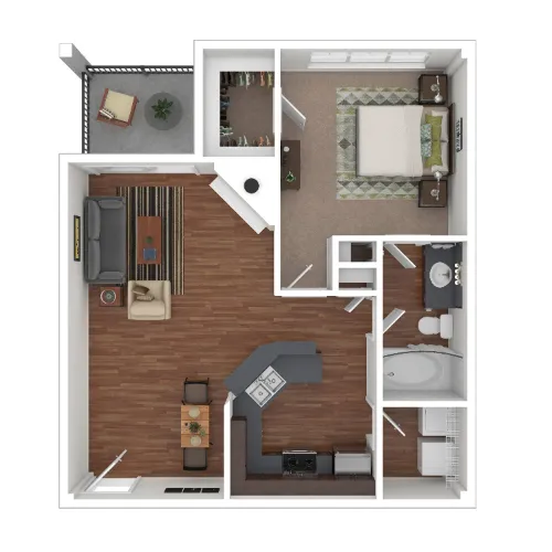 Brooks on Preston Plano FloorPlan 1