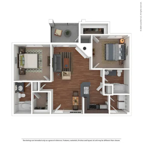 Brooks on Preston Plano FloorPlan 4