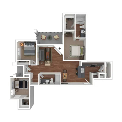 Brooks on Preston Plano FloorPlan 6